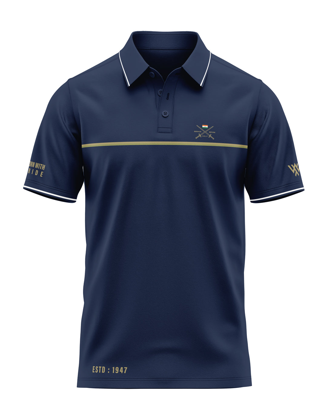 Service Before Self 1947 Prime Polo T-Shirt
