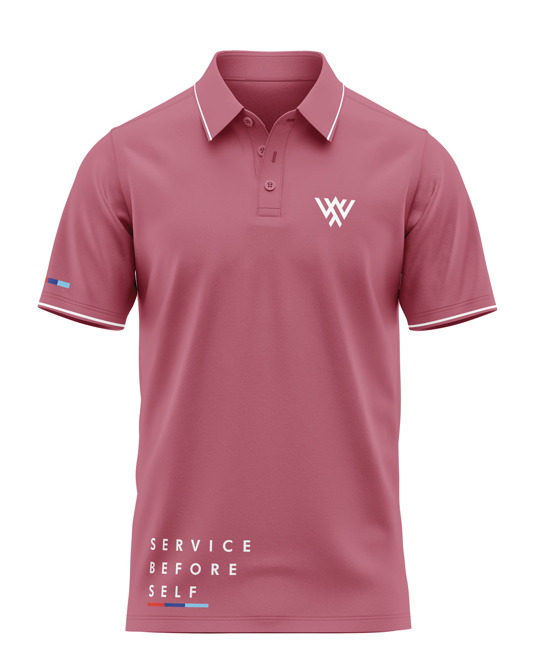 Servie Before Self Stripe Prime Polo T-Shirt