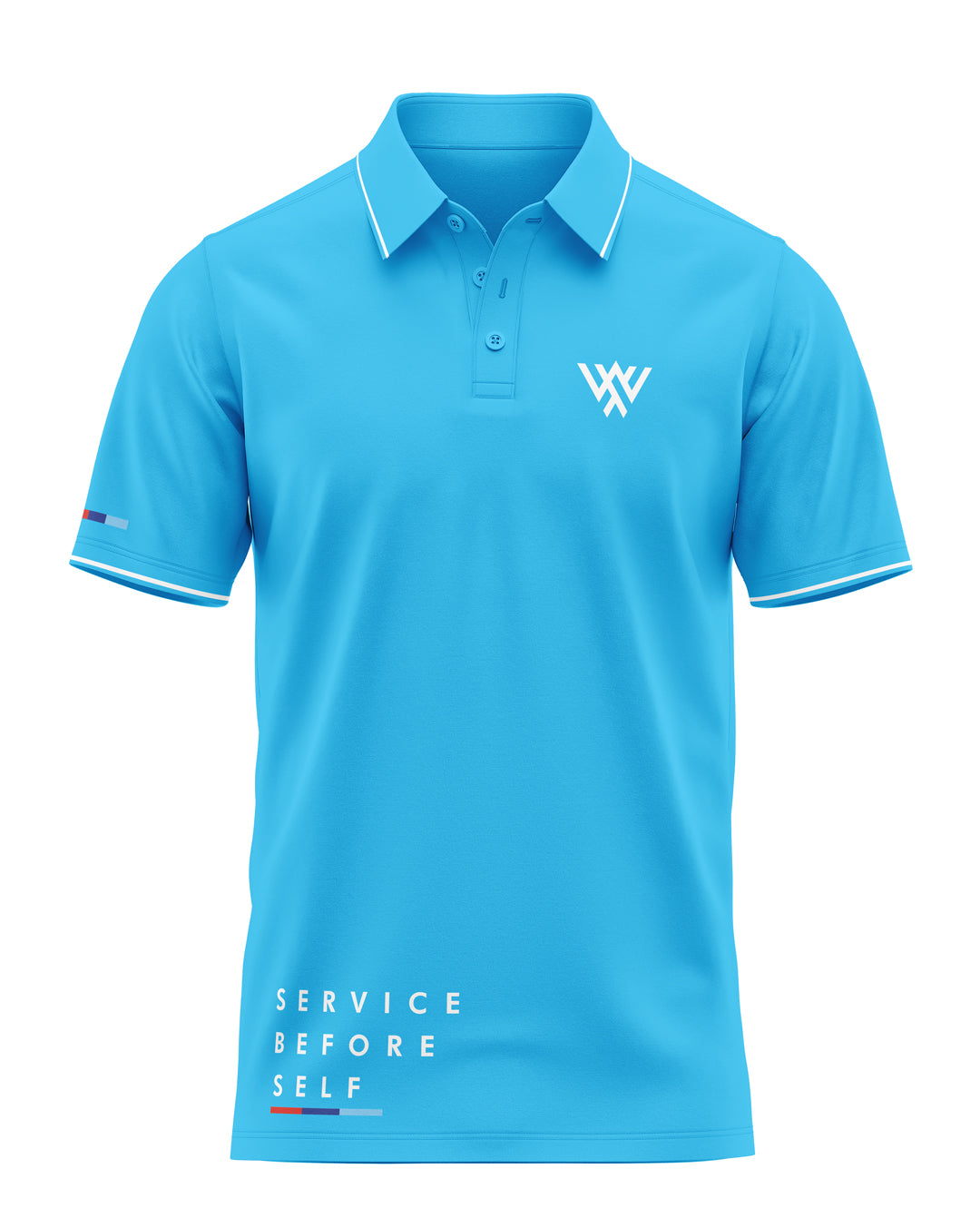 Servie Before Self Stripe Prime Polo T-Shirt