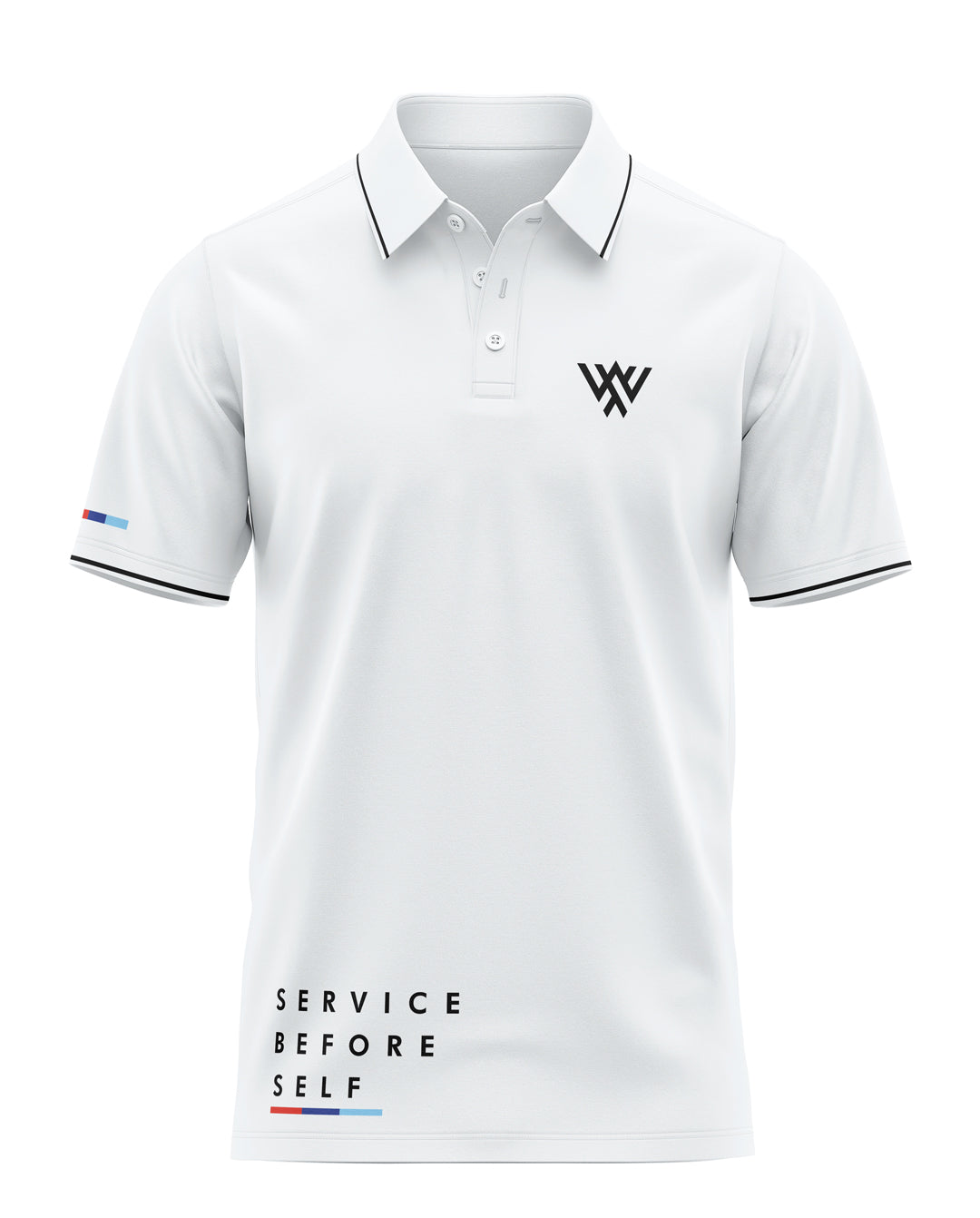 Servie Before Self Stripe Prime Polo T-Shirt