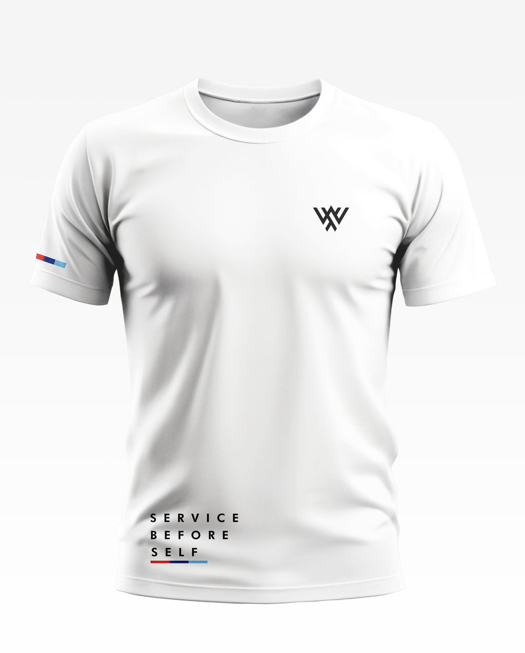 Servie Before Self Stripe Soft Cotton T-shirt