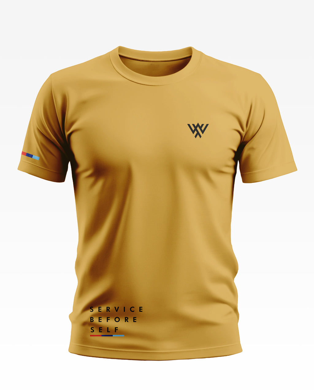 Servie Before Self Stripe Soft Cotton T-shirt