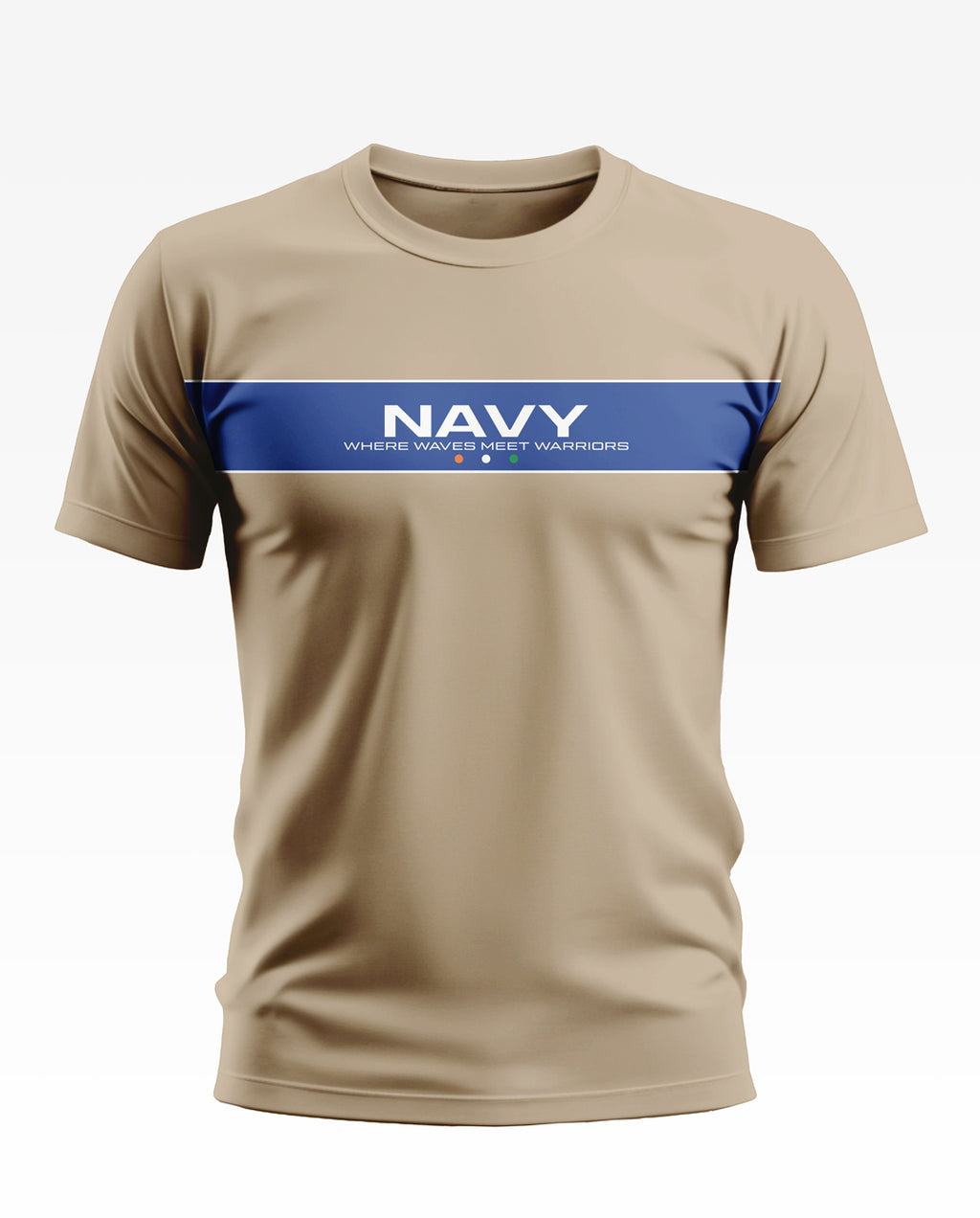 Navy Where Waves Meet Soft Cotton T-shirt