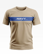 Navy Where Waves Meet Soft Cotton T-shirt