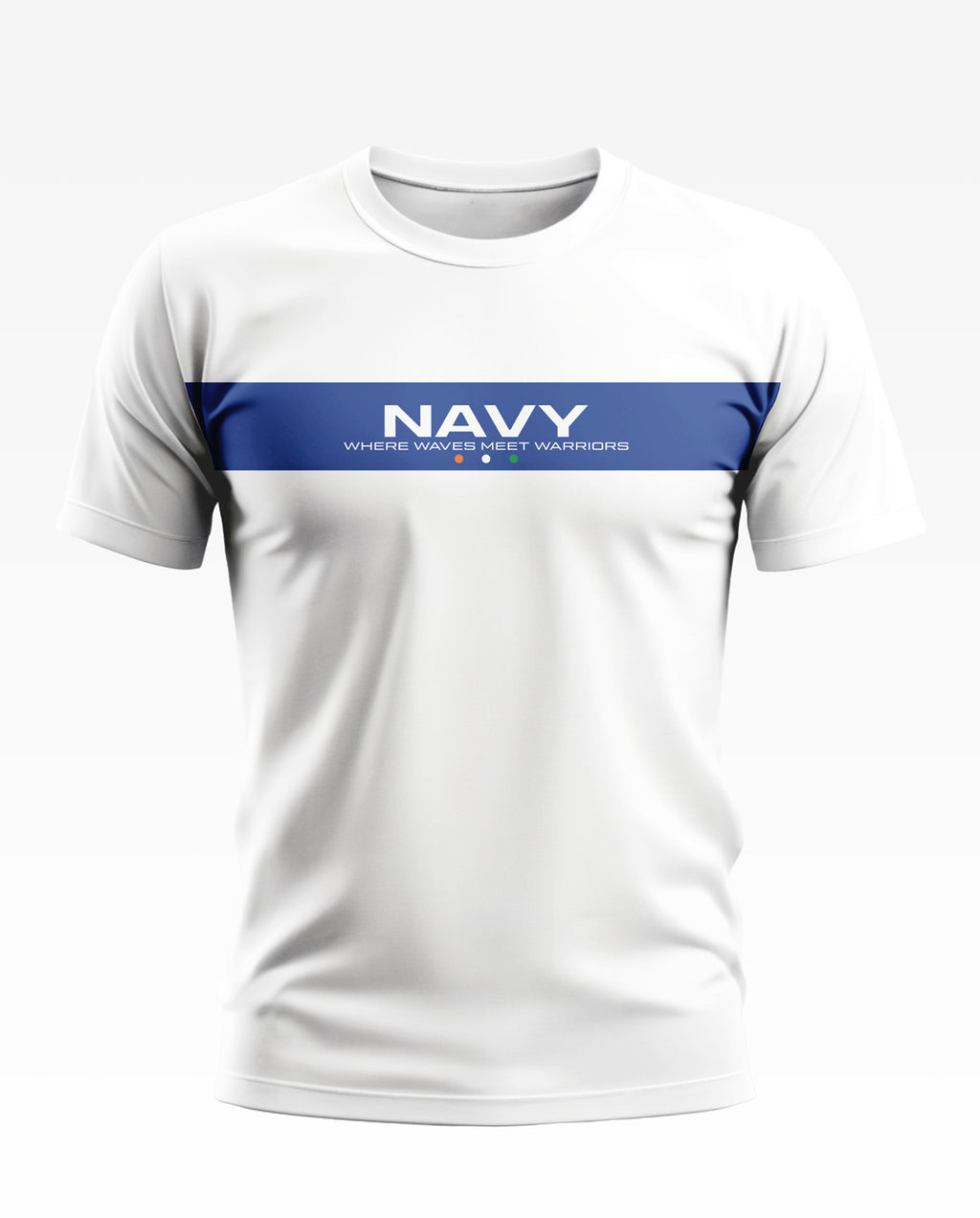 Navy Where Waves Meet Soft Cotton T-shirt