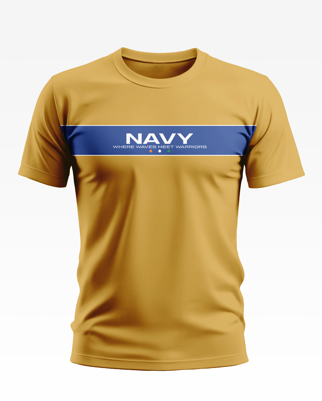 Navy Where Waves Meet Soft Cotton T-shirt