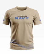 Indian Navy Sea Wave Soft Cotton T-shirt