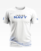 Indian Navy Sea Wave Soft Cotton T-shirt