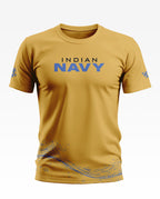 Indian Navy Sea Wave Soft Cotton T-shirt