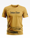 Indian Navy Blue Domain Force Soft Cotton T-shirt