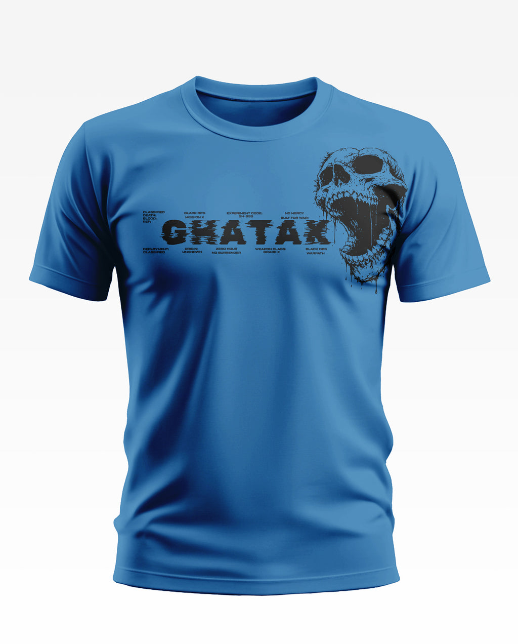 Ghatak Skull Details Soft Cotton T-shirt