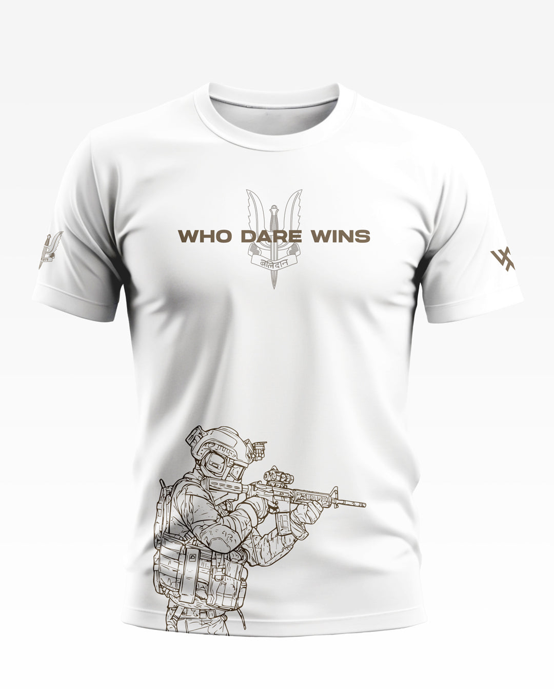 Para Who Dare Wins Soft Cotton T-shirt