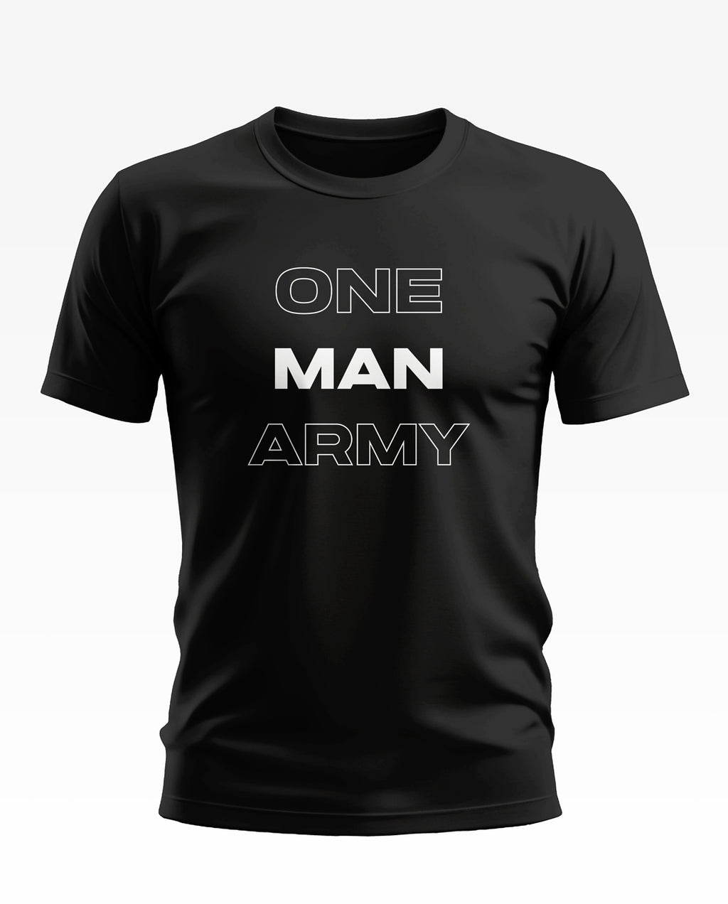 One Men Army Pattern Soft Cotton T-shirt