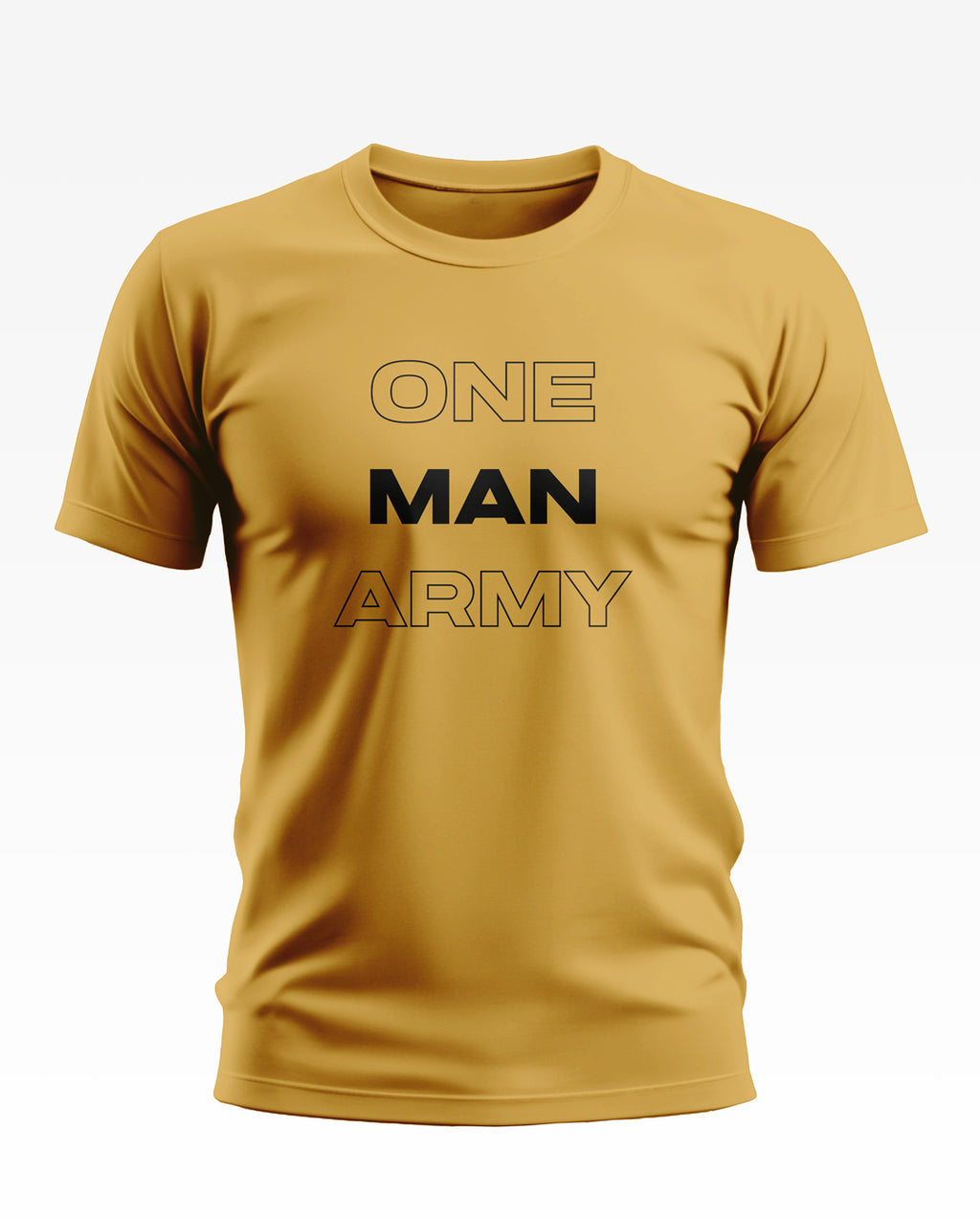 One Men Army Pattern Soft Cotton T-shirt