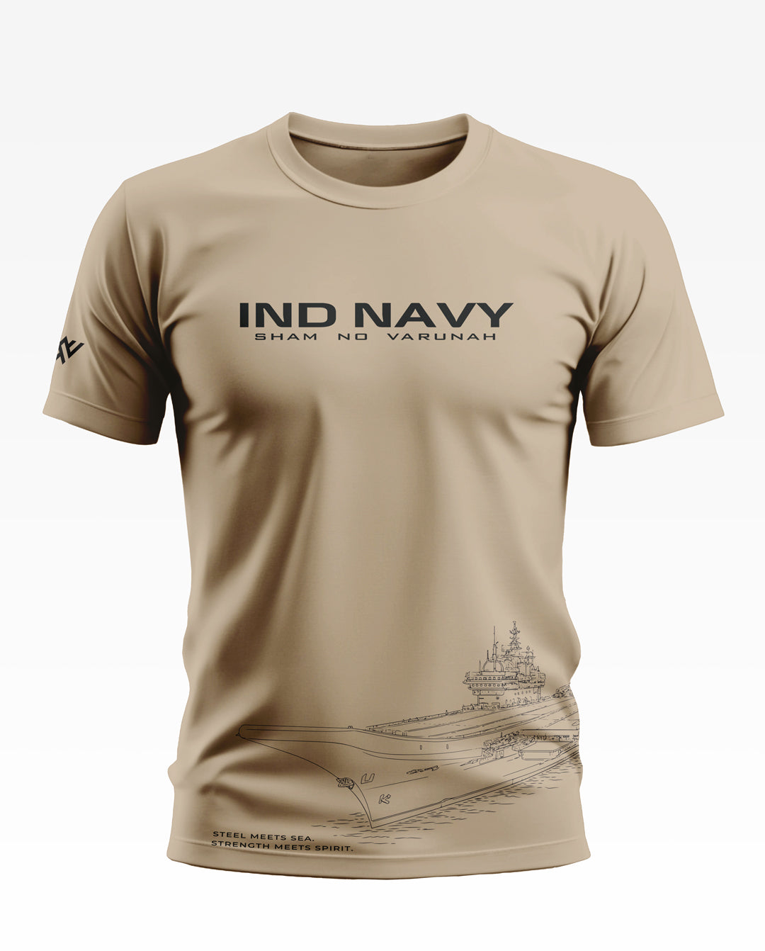 Navy Steel Meets Sea Soft Cotton T-shirt