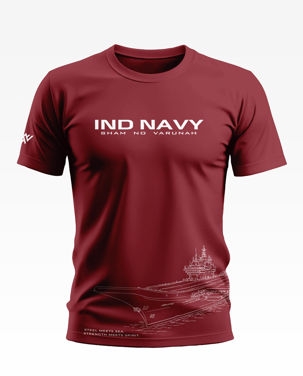 Navy Steel Meets Sea Soft Cotton T-shirt