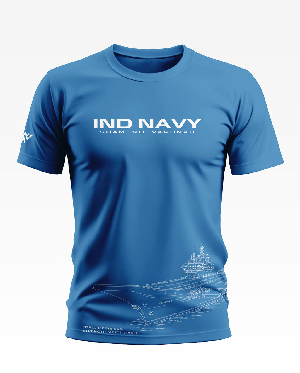 Navy Steel Meets Sea Soft Cotton T-shirt