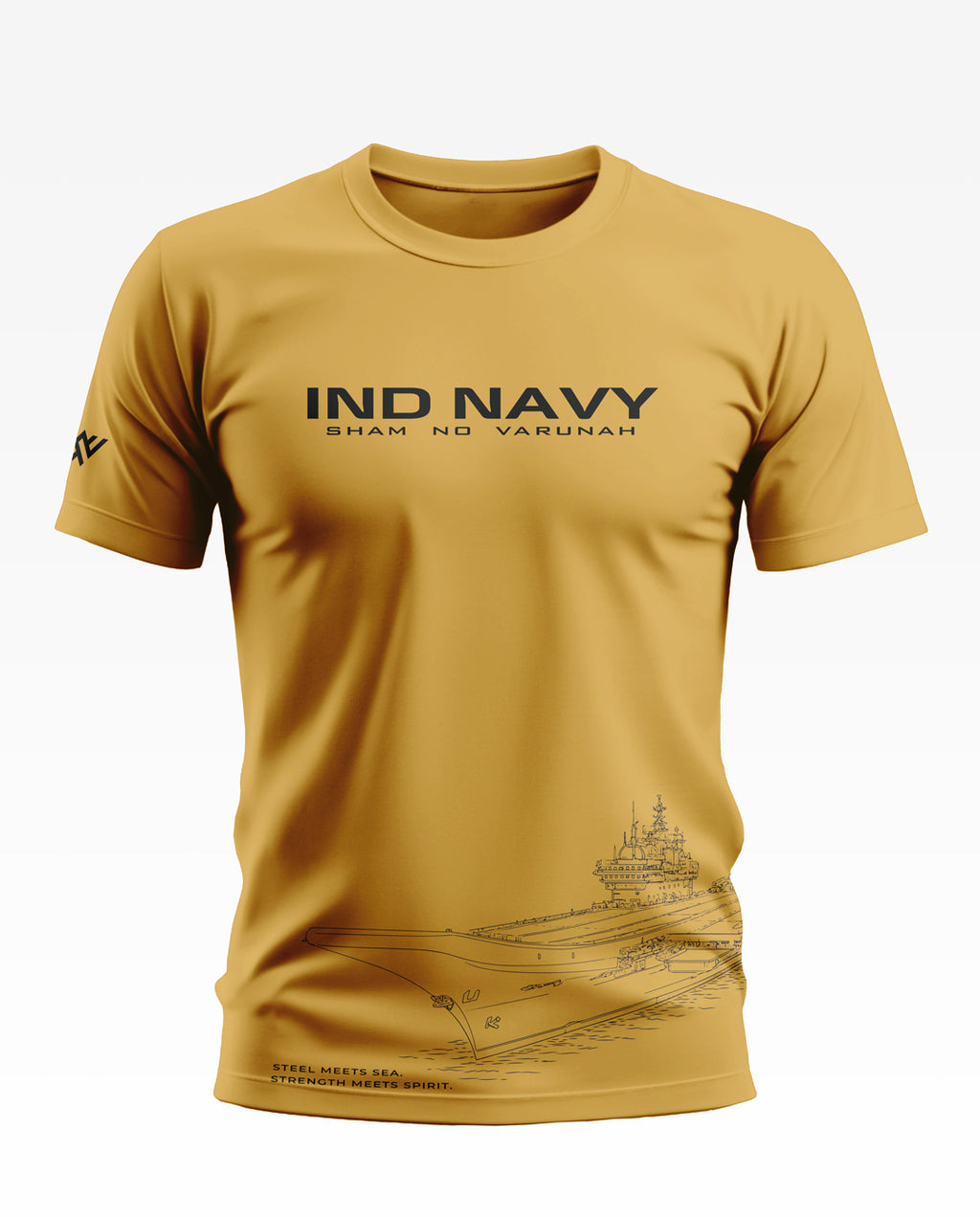 Navy Steel Meets Sea Soft Cotton T-shirt