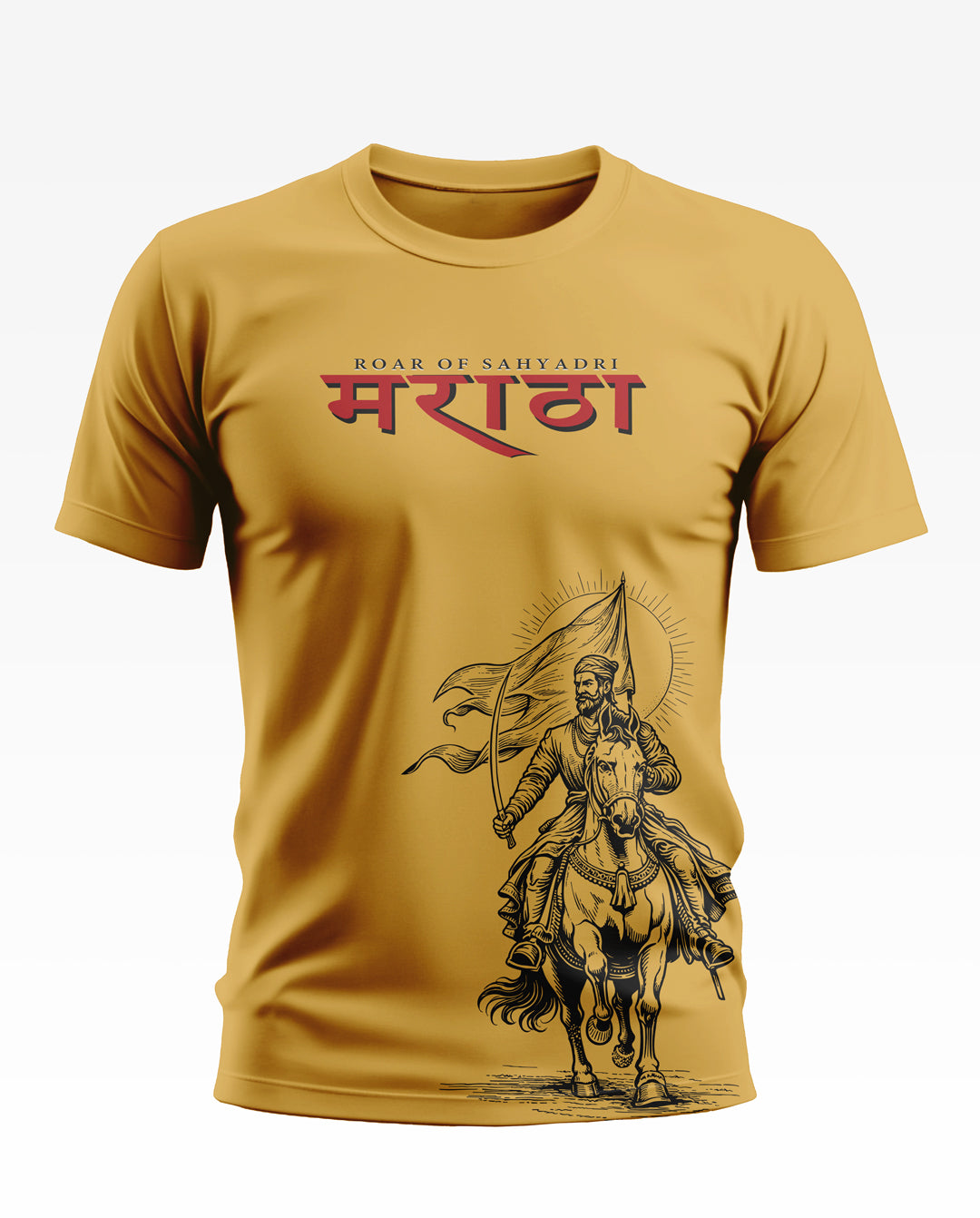 Maratha Roar of Sahyadri Soft Cotton T-shirt