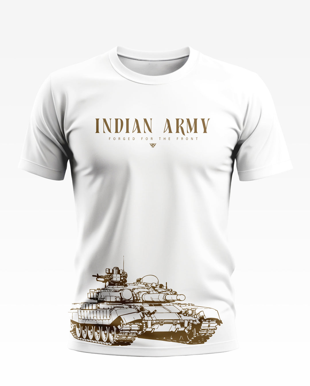 Indian Army Forged For The Front Soft Cotton T-shirt