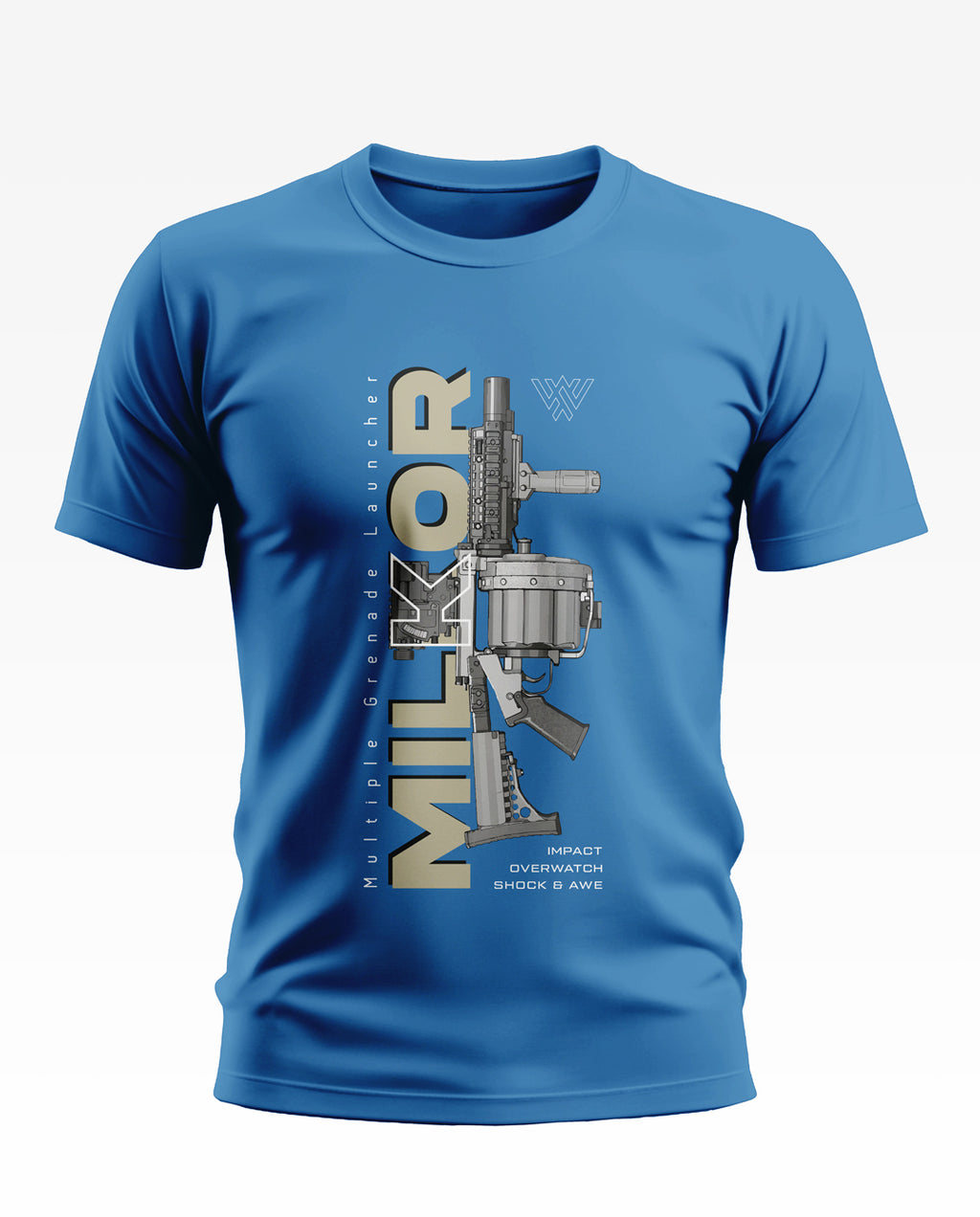 MILKOR Gun Design Soft Cotton T-shirt