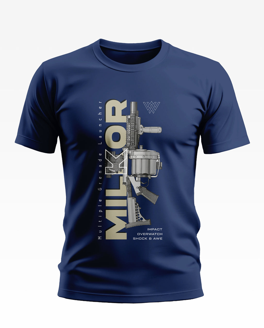 MILKOR Gun Design Soft Cotton T-shirt