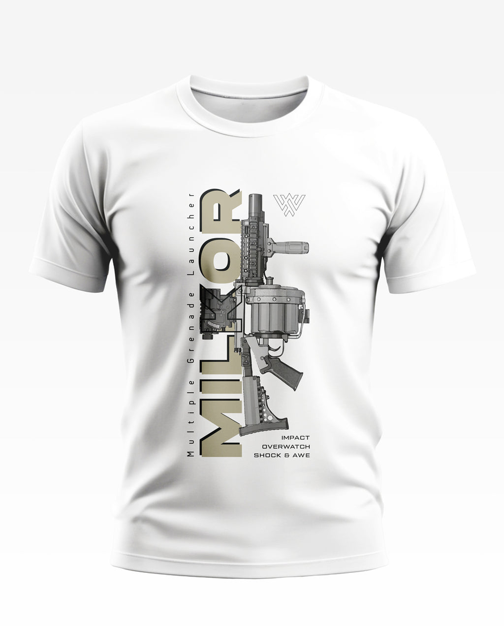 MILKOR Gun Design Soft Cotton T-shirt