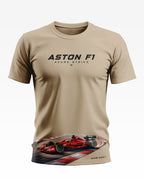 Aston F1 Azure Strike Soft Cotton T-shirt