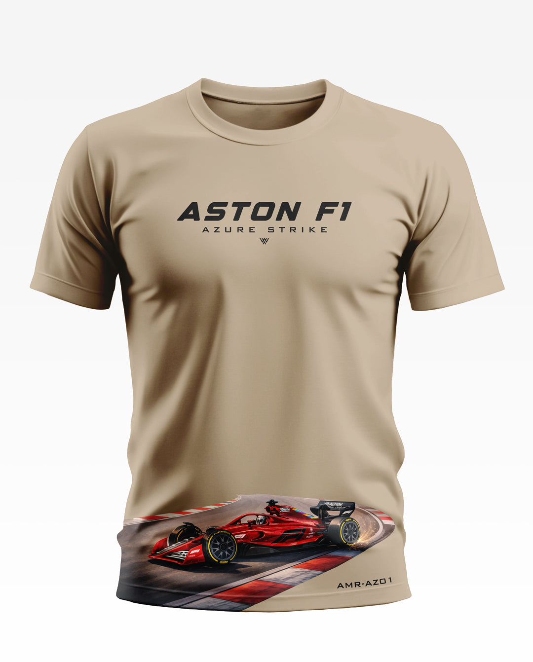 Aston F1 Azure Strike Soft Cotton T-shirt