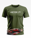 Aston F1 Azure Strike Soft Cotton T-shirt
