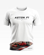 Aston F1 Azure Strike Soft Cotton T-shirt