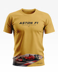 Aston F1 Azure Strike Soft Cotton T-shirt