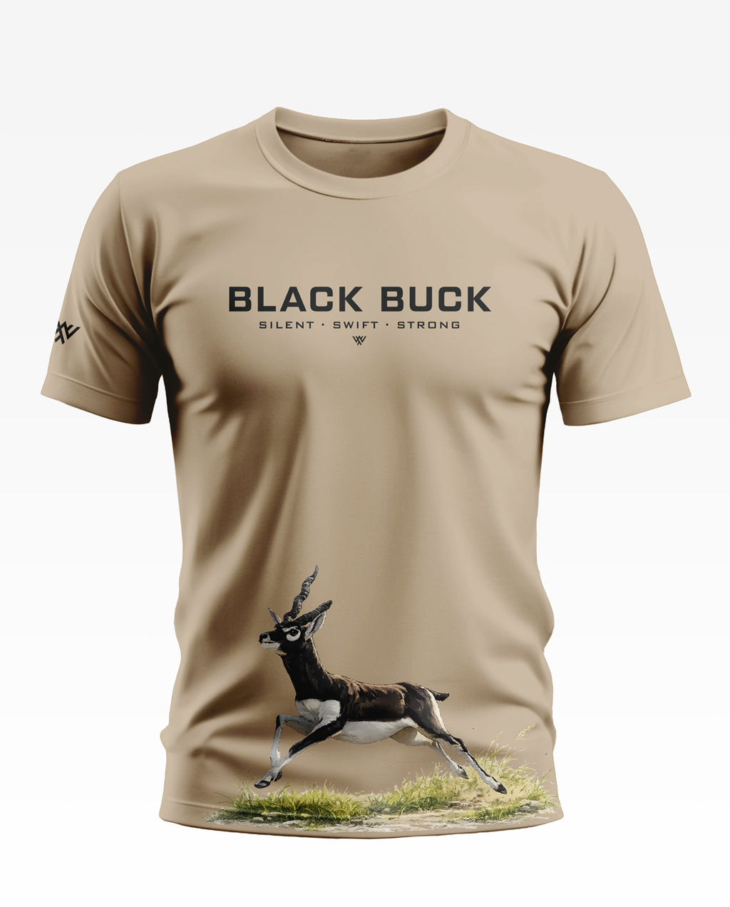 Black Buck Soft Cotton T-shirt