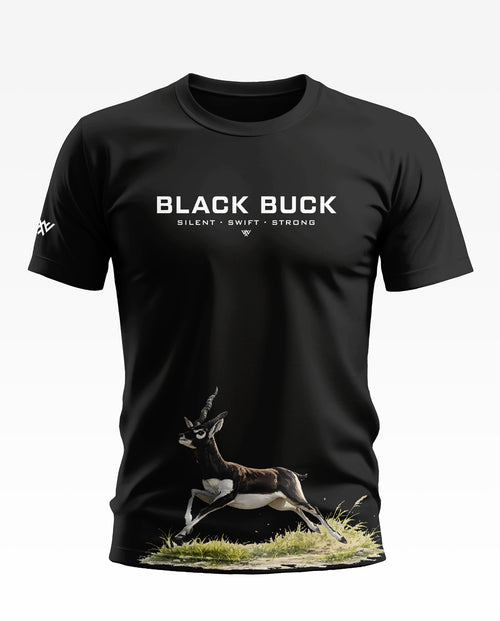 Black Buck Soft Cotton T-shirt