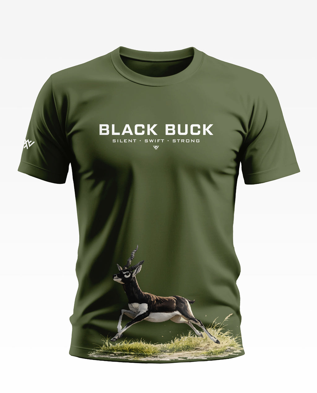 Black Buck Soft Cotton T-shirt