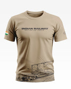 Indian Railway Nation On Track Soft Cotton T-shirt