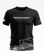 Indian Railway Nation On Track Soft Cotton T-shirt