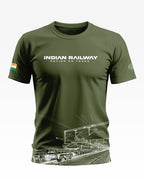 Indian Railway Nation On Track Soft Cotton T-shirt