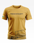 Indian Railway Nation On Track Soft Cotton T-shirt