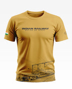 Indian Railway Nation On Track Soft Cotton T-shirt