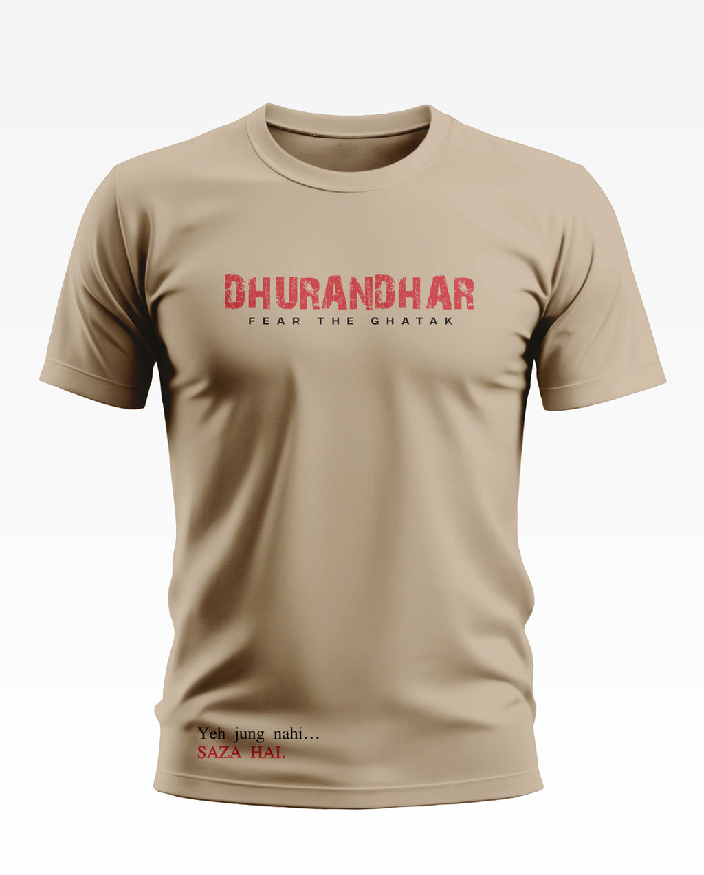 Dhurandhar Fear The Ghatak Soft Cotton T-shirt