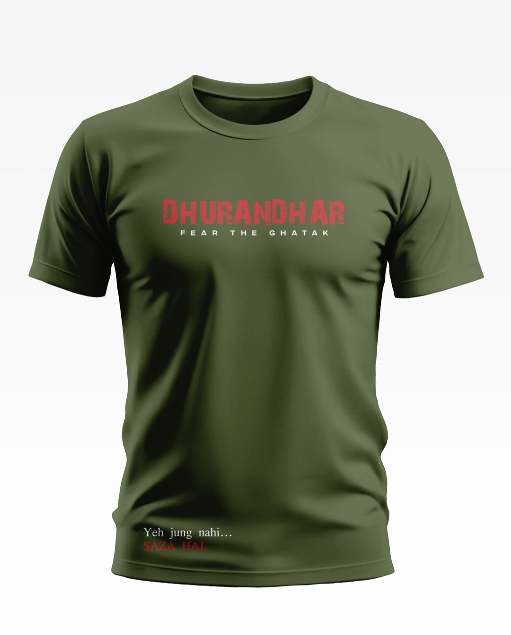 Dhurandhar Fear The Ghatak Soft Cotton T-shirt