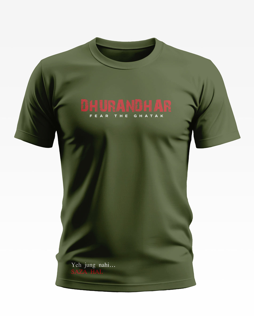 Dhurandhar Fear The Ghatak Soft Cotton T-shirt