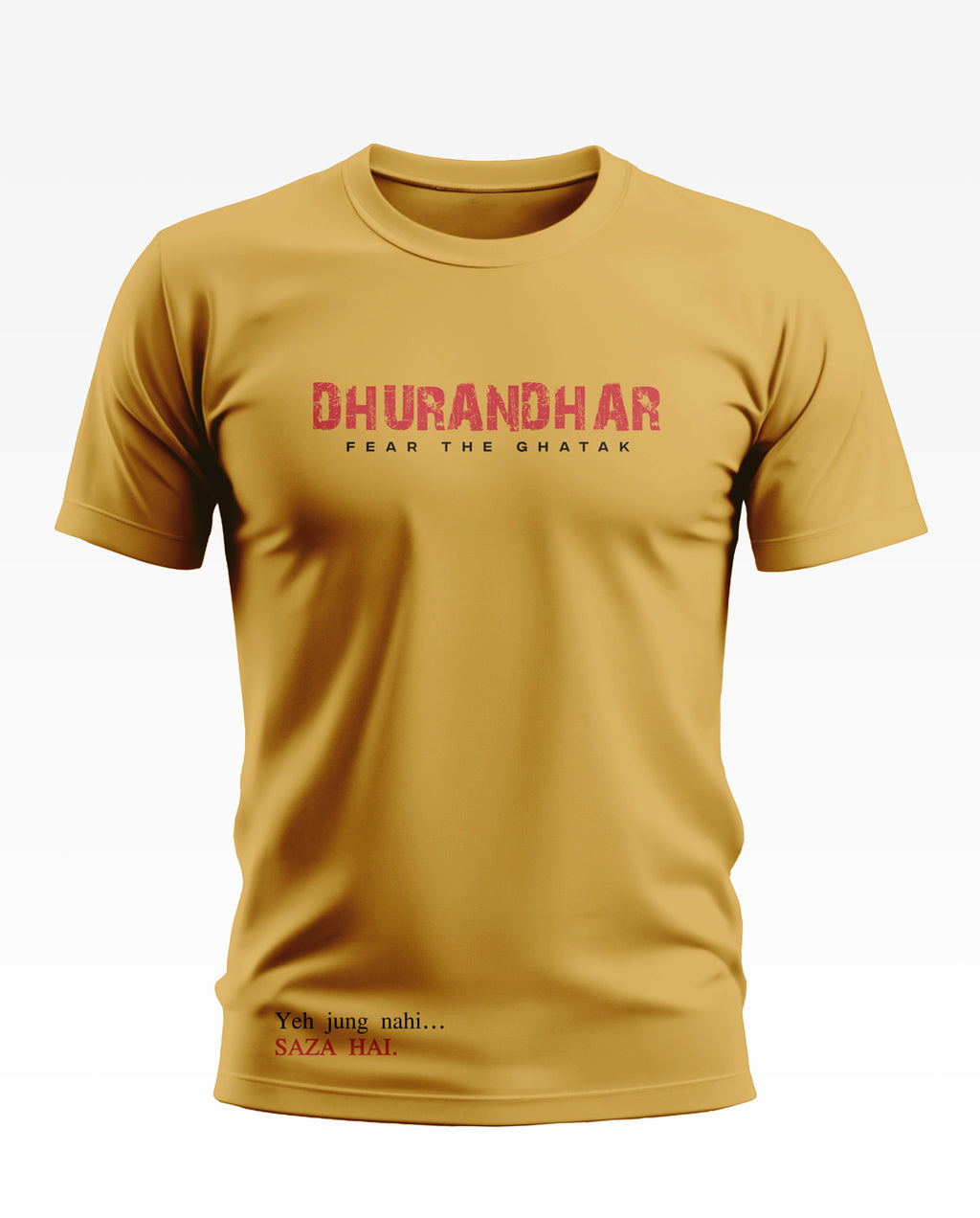 Dhurandhar Fear The Ghatak Soft Cotton T-shirt