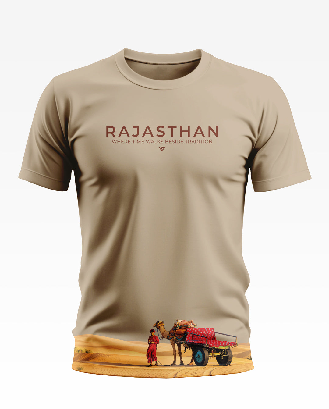 Rajasthan Beside Tradition Soft Cotton T-shirt