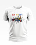 Skydive Born to fall Free Cotton T-shirt