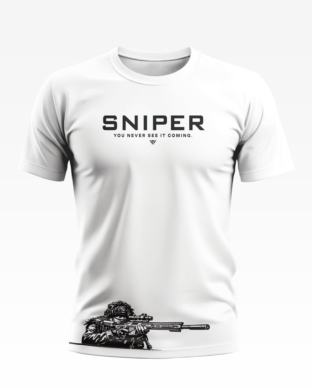 Sniper You Never See It Coming Cotton T-shirt