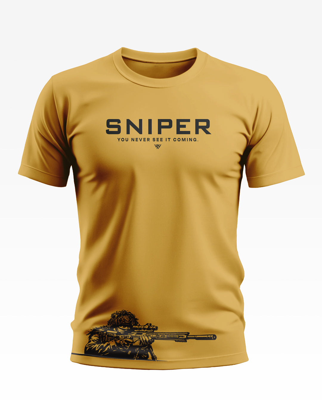 Sniper You Never See It Coming Cotton T-shirt