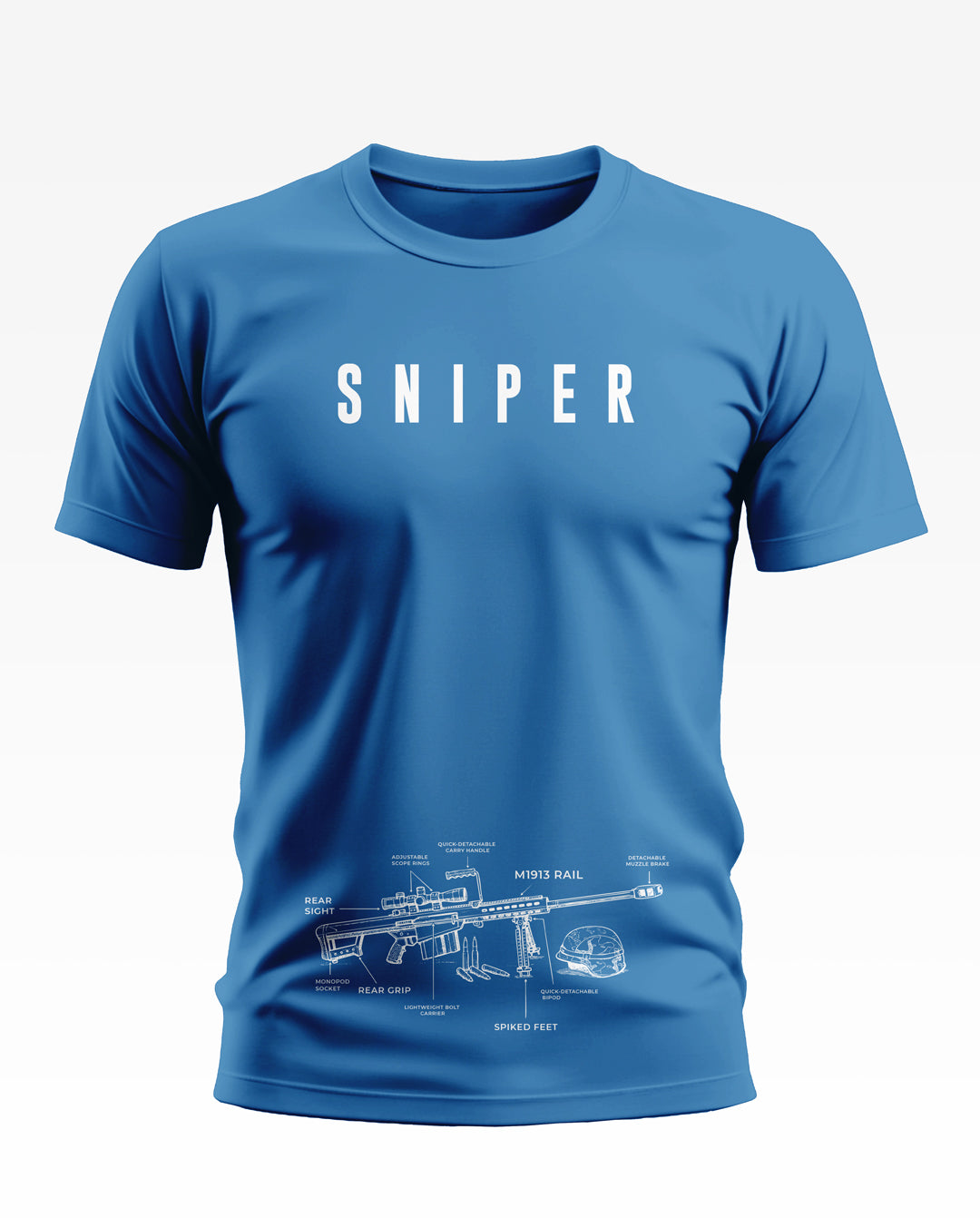 Sniper Details Cotton T-shirt
