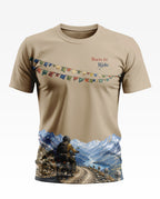 Ladak Born to ride Cotton T-shirt